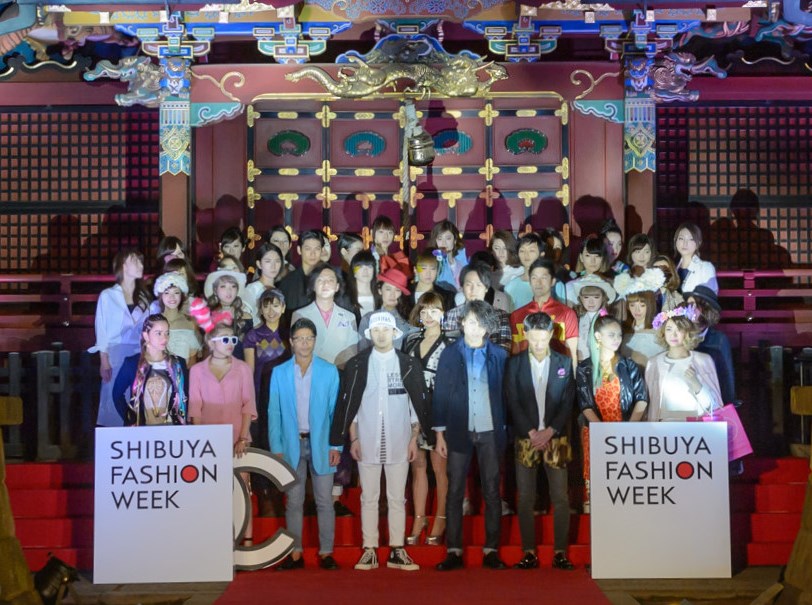金王八幡宮で行われた第3回渋谷ファッションウイーク「SHIBUYA RUNWAY」の様子