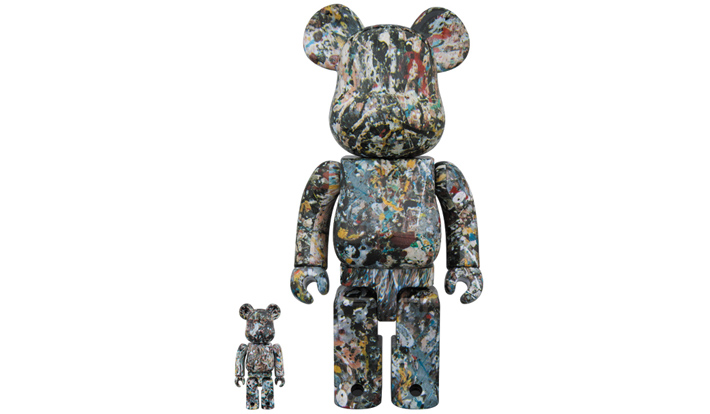 BE@RBRICK Jackson Pollock&nbsp;Studio  Ver.2.0 100％ & 400％