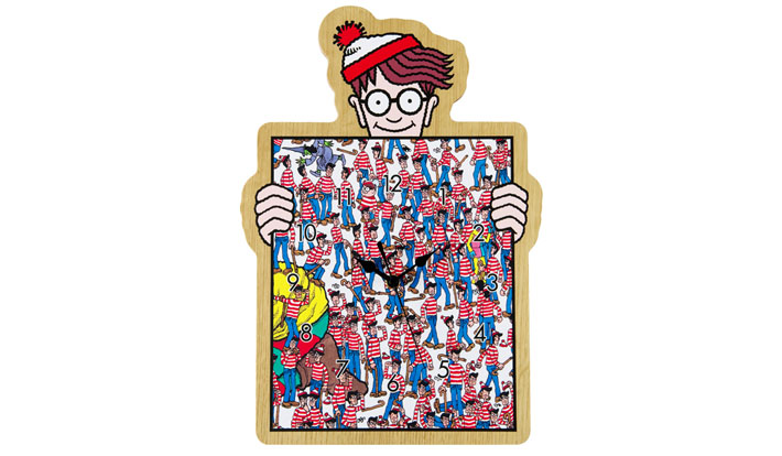 MLE ウォーリーをさがせ！ シリーズ WALL CLOCK &times; KARIMOKU