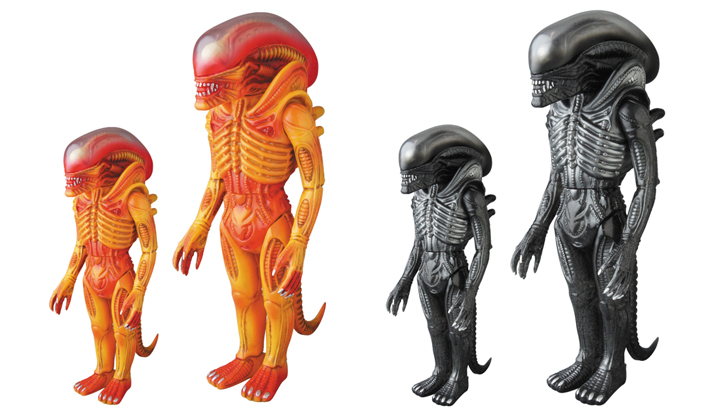 エイリアン チェストバスターカラー エイリアン クリア&times;ブラックラメ プロップイメージ