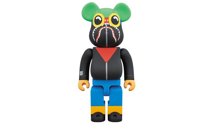 A BATHING APE(R) &times; HEBRU BRANTLEY &times; SOCIAL STATUS BE@RBRICK 400％