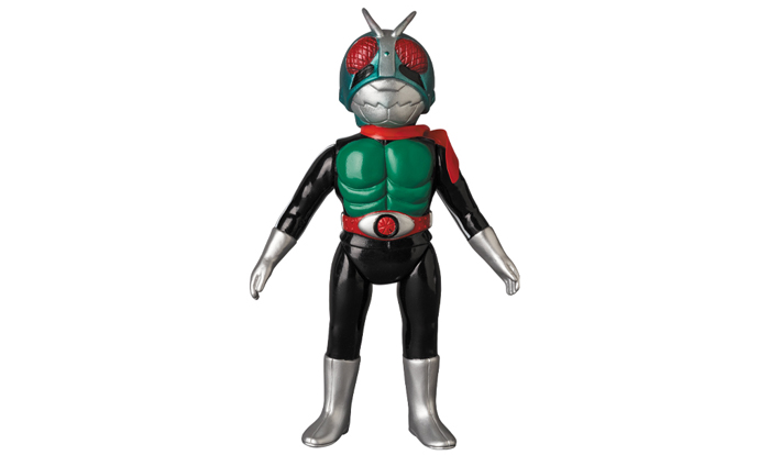 SOFUBI（SOFT VINYL FIGURE）｜仮面ライダー新1号（マスク取れ仕様