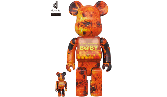 MY FIRST BE@RBRICK B@BY FLAME  100％ 400％