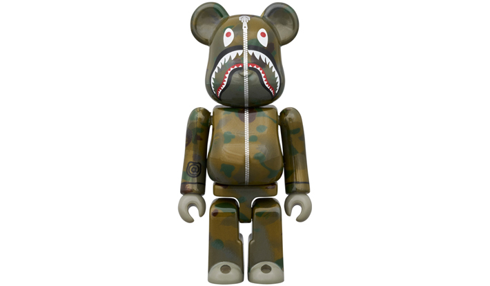 BE@RBRICK｜BE@RBRICK BAPE(R) × ALPHA CAMO SHARK 2023 100％ & 400