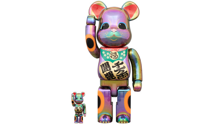 MEDICOMTOY LIFE Entertainment｜BE@RBRICK 招き猫 開運・千万両 黒 