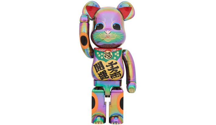 MEDICOMTOY LIFE Entertainment｜BE@RBRICK 招き猫 開運・千万両 黒 