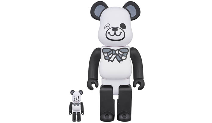 BE@RBRICK FREEMASONRY &times; fragmentdesign 100％ & 400％ WHITE