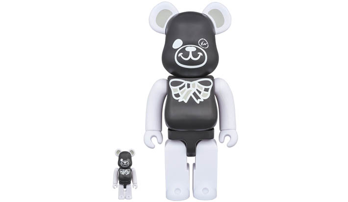 BE@RBRICK FREEMASONRY &times; fragmentdesign 100％ & 400％ BLACK