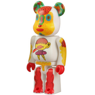 現代美術 田名網敬一 直筆サイン『BE@RBRICK 1000％赤』1205B 2026年