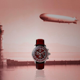 ディープレッドの日本限定モデル「100周年記念シリーズ クロノグラフ