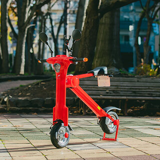 新しい生活様式に快適さを。折りたたみ電動バイクのシェアリング
