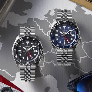 セイコー 5スポーツ」にGMT機能を初搭載した新モデルが登場｜SEIKO