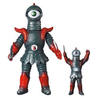 あ126 未開封 シャドウナイト(新色) + ミニソフビ メディコムトイ シャドウナイト(新色) + ミニソフビ (キカイダー01より)｜MEDICOM TOY