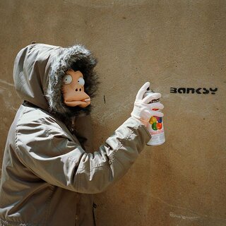 Banksy バンクシー MONKEY MASK SESSION TAG AP Banksy バンクシー MONKEY MASK SESSION TAG AP James Pfaff「Banksy