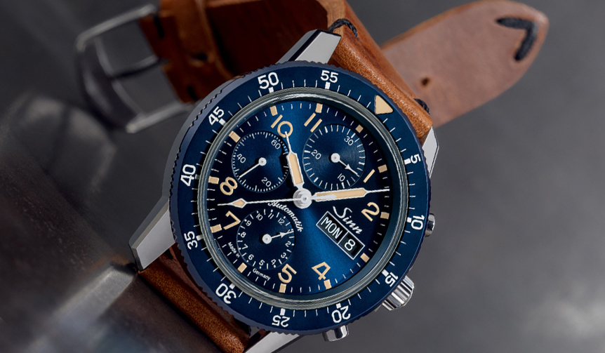 Sinn's first classic blue pilot's watch released in a limited edition of 500 units | SINN