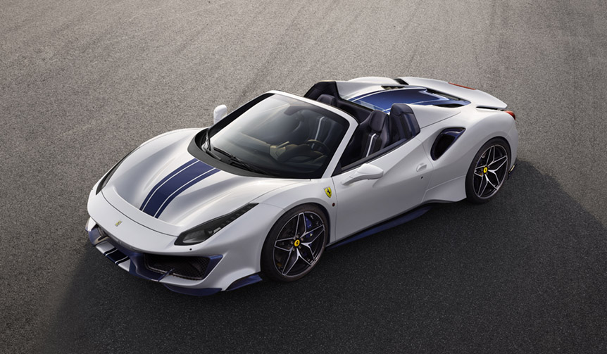 フェラーリが新型オープンモデル「488ピスタ スパイダー」を公開｜Ferrari