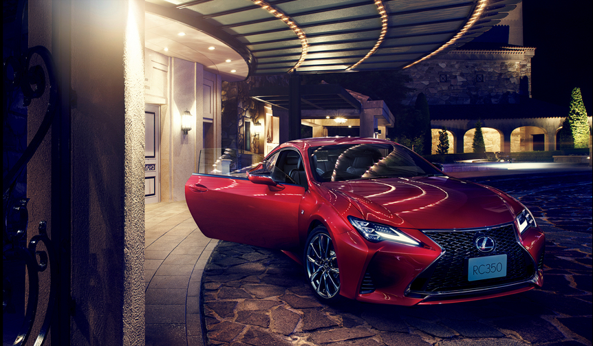 Lexus's two-door coupe, the RC, receives a minor change | Lexus