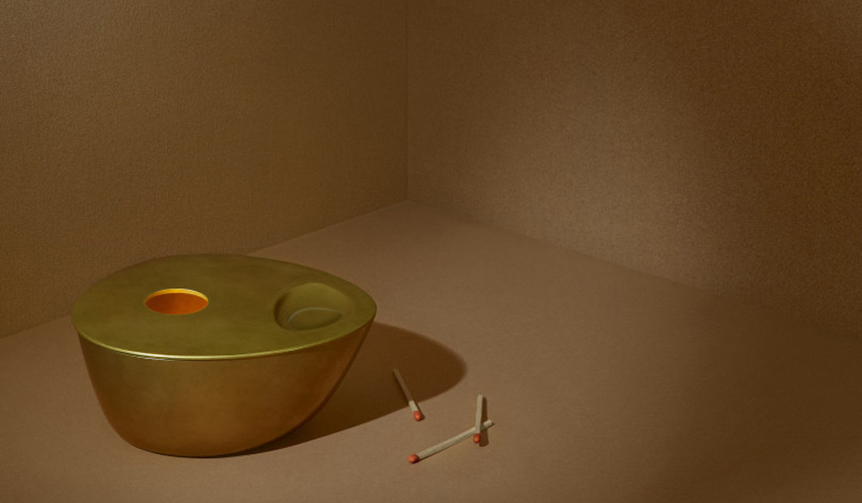 Aesop's First Interior Item, the "Brass Oil Burner," Arrives | Aesop