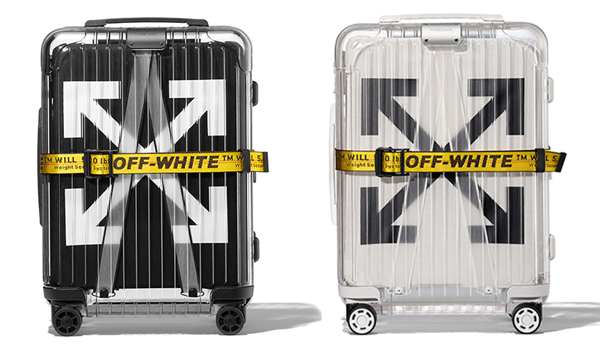OFF-WHITE™とコラボレートしたスケルトンなスーツケース｜RIMOWA