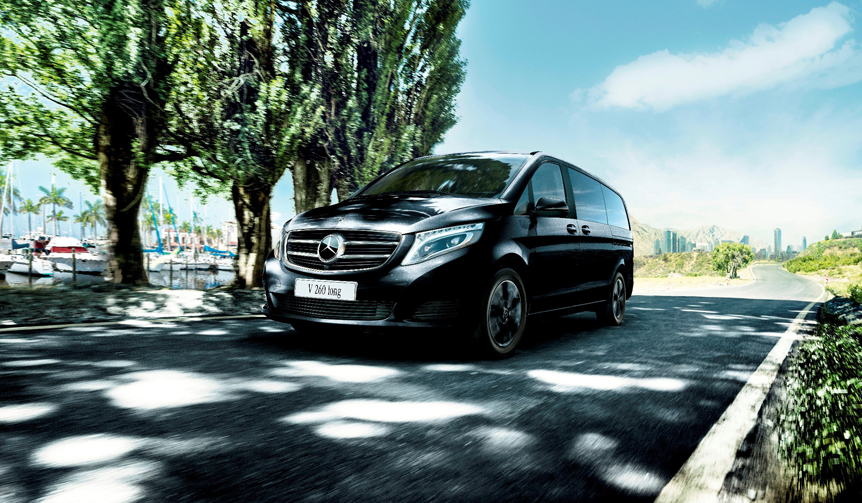 First-Ever Gasoline Model for the Current V-Class | Mercedes-Benz
