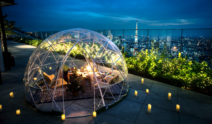 Andaz Tokyo's Rooftop Terrace Presents "Christmas Igloos Under a Starry Night" | EAT