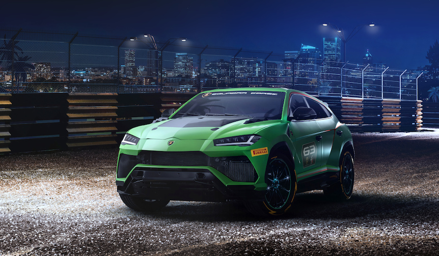 Lamborghini's SUV, the Urus, as a race-spec concept model | Lamborghini