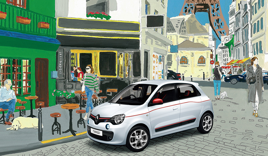 カラーコーディネートを楽しむトゥインゴの限定車｜Renault