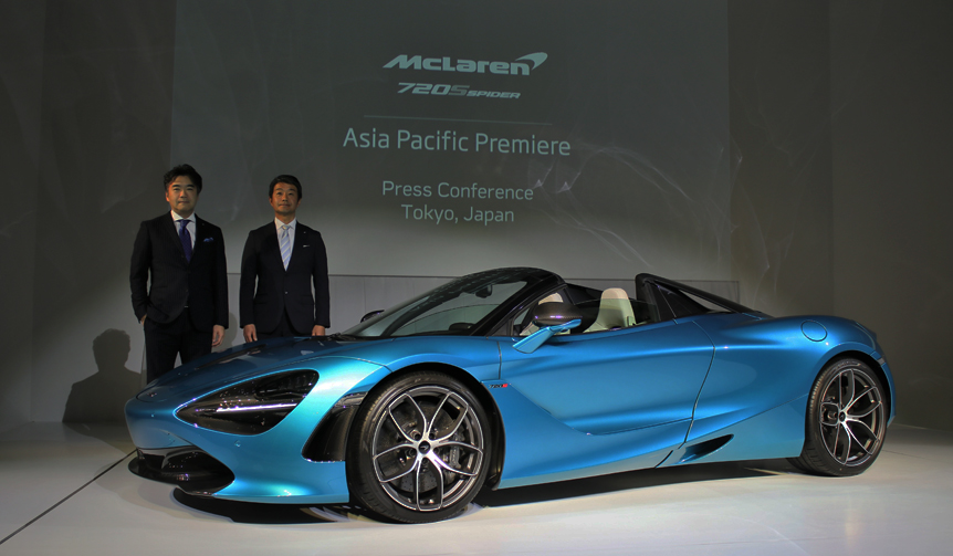 マクラーレン720Sスパイダー、早くも日本上陸｜McLaren