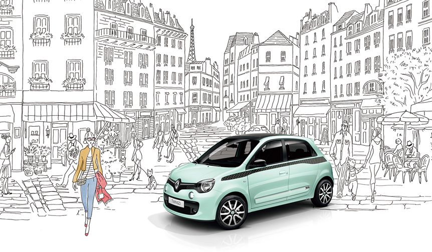 ルノー トゥインゴにパリジェンヌをイメージした限定車｜Renault