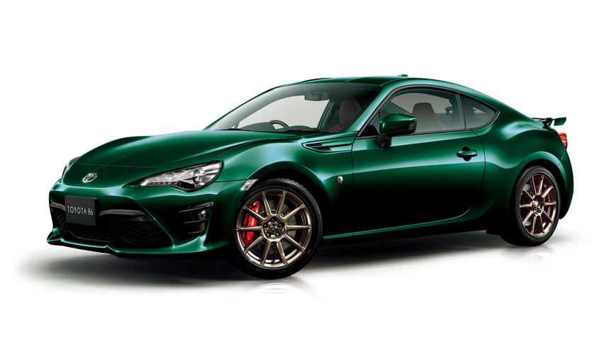 トヨタ86にブリティッシュグリーンの限定モデル｜Toyota