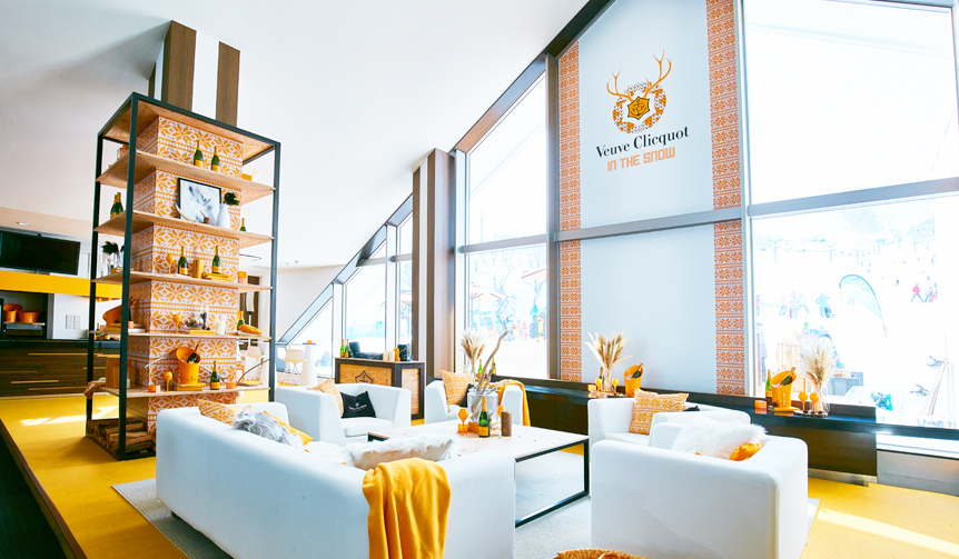 "Veuve Clicquot in the Snow" Held in the Niseko Ski Resort | EVENT