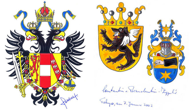 The Work of Western Heraldic Artist Kazune Yamashita (Part 1)