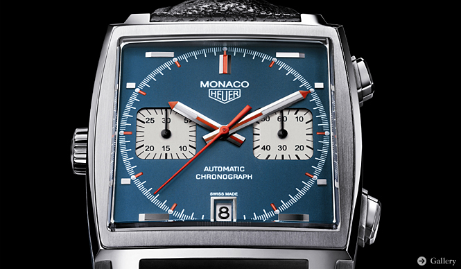 Introducing the latest commemorative piece from TAG Heuer's "Monaco," celebrating its 40th anniversary this year.