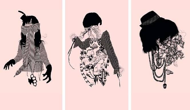 Jules Julien's "CADAVRES EXQUIS" exhibition held at DIESEL DENIM GALLERY AOYAMA.