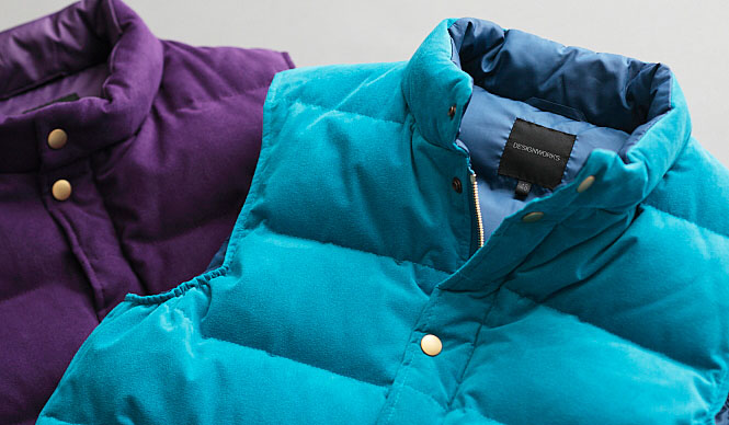 DESIGNWORKS | The perfect touch with the "Ex-saine Down Vest"