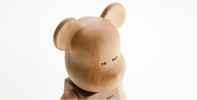 more trees × Karimoku: 400% BE@RBRICK Made from Thinned Wood Released