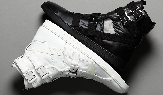 GUCCI | High-top sneakers with harness details for a modern look