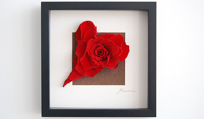 Masami Wake | Conquer Valentine's Day with a Visually Striking Rose Heart