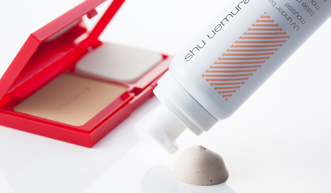 shu uemura unveils its new base makeup: UV Under Base Mousse
