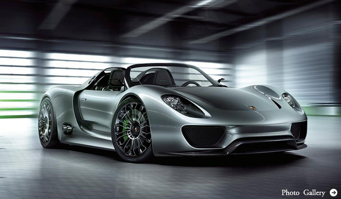 PORSCHE 918 Spider Concept｜ポルシェが誇るハイブリッドシリーズの頂点