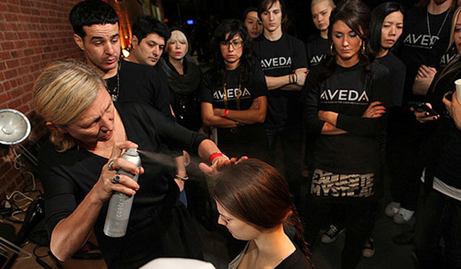 AVEDA | Flat Chignon from Jason Wu's Fall/Winter 2010 Collection