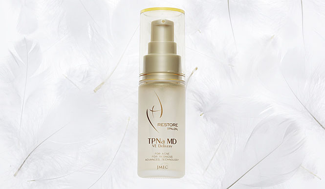 PLUS RESTORE｜大人のニキビ肌に「TPNaエッセンスMD」新発売