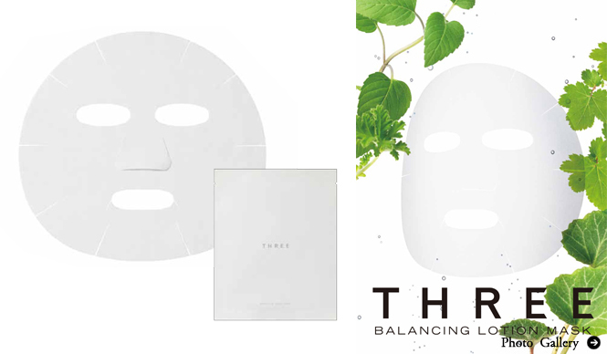 THREE | Balancing Lotion Mask, Inspired by the Concept of a Spa