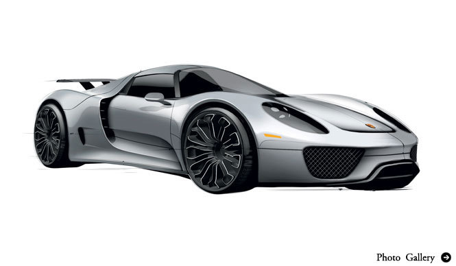 Porsche 918 Spyder Concept｜ポルシェ 918 スパイダー コンセプトの価格を公表 