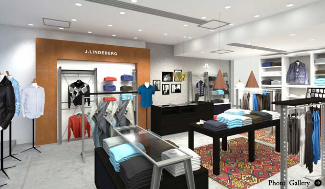 J.LINDEBERG opens its flagship store in Omotesando Hills!
