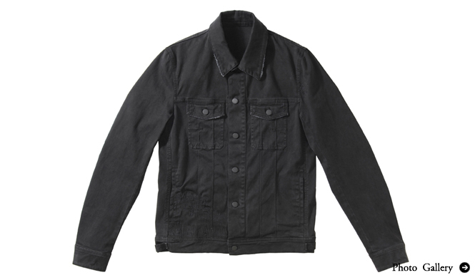 Dior Homme｜ディオール オムのロックなブラックデニムジャケット