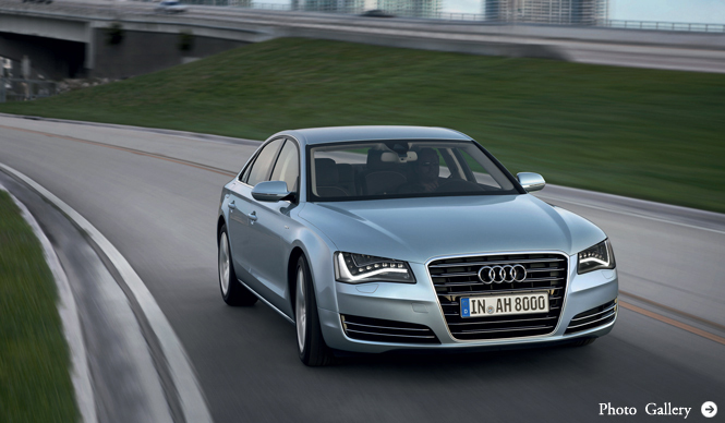 Audi A8 hybrid フラッグシップサルーンにハイブリッドが登場！