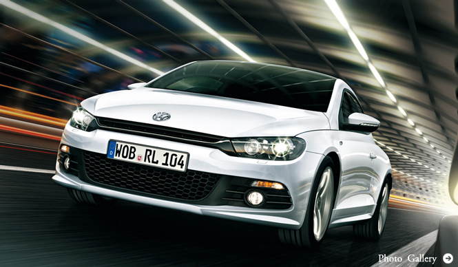 Volkswagen Scirocco R-line　スポーティな装備を纏ったシロッコ
