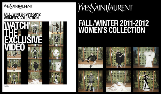 YVES SAINT LAURENT | Short Film for the 2011-12 Fall/Winter Campaign