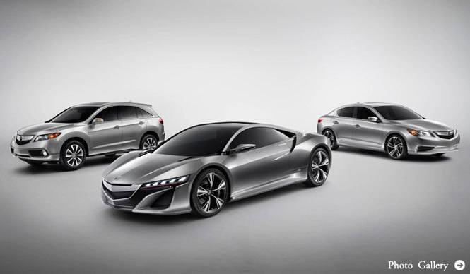 ホンダ NSXコンセプトをアンヴェール｜HONDA